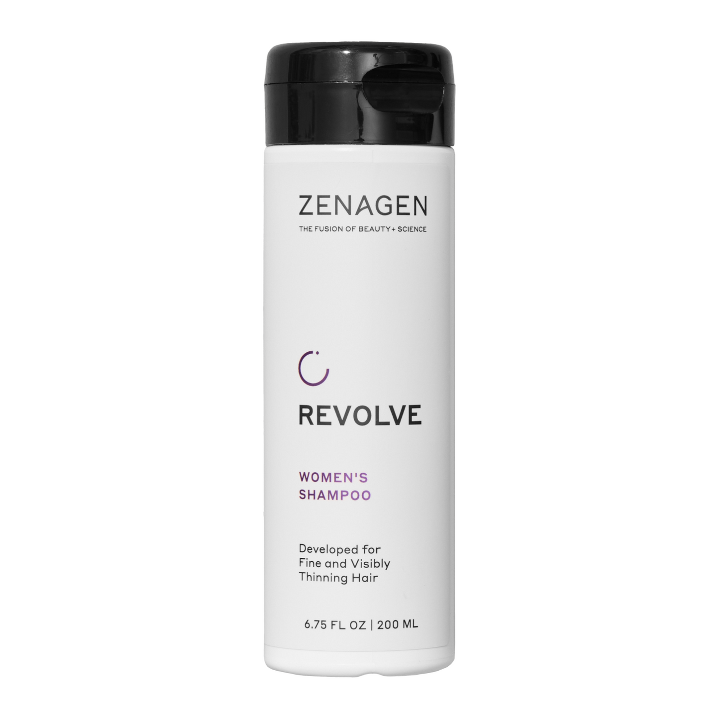 Zenagen Revolve Women's Shampoo bottle on a white background