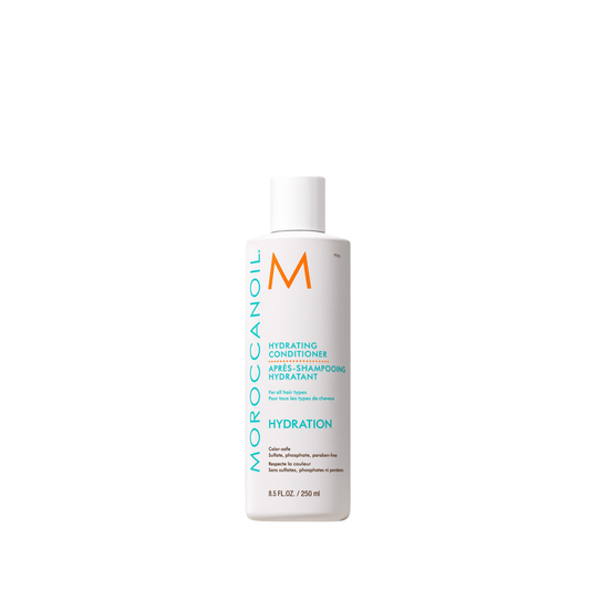 Moroccanoil Hydration conditioner bottle on a white background