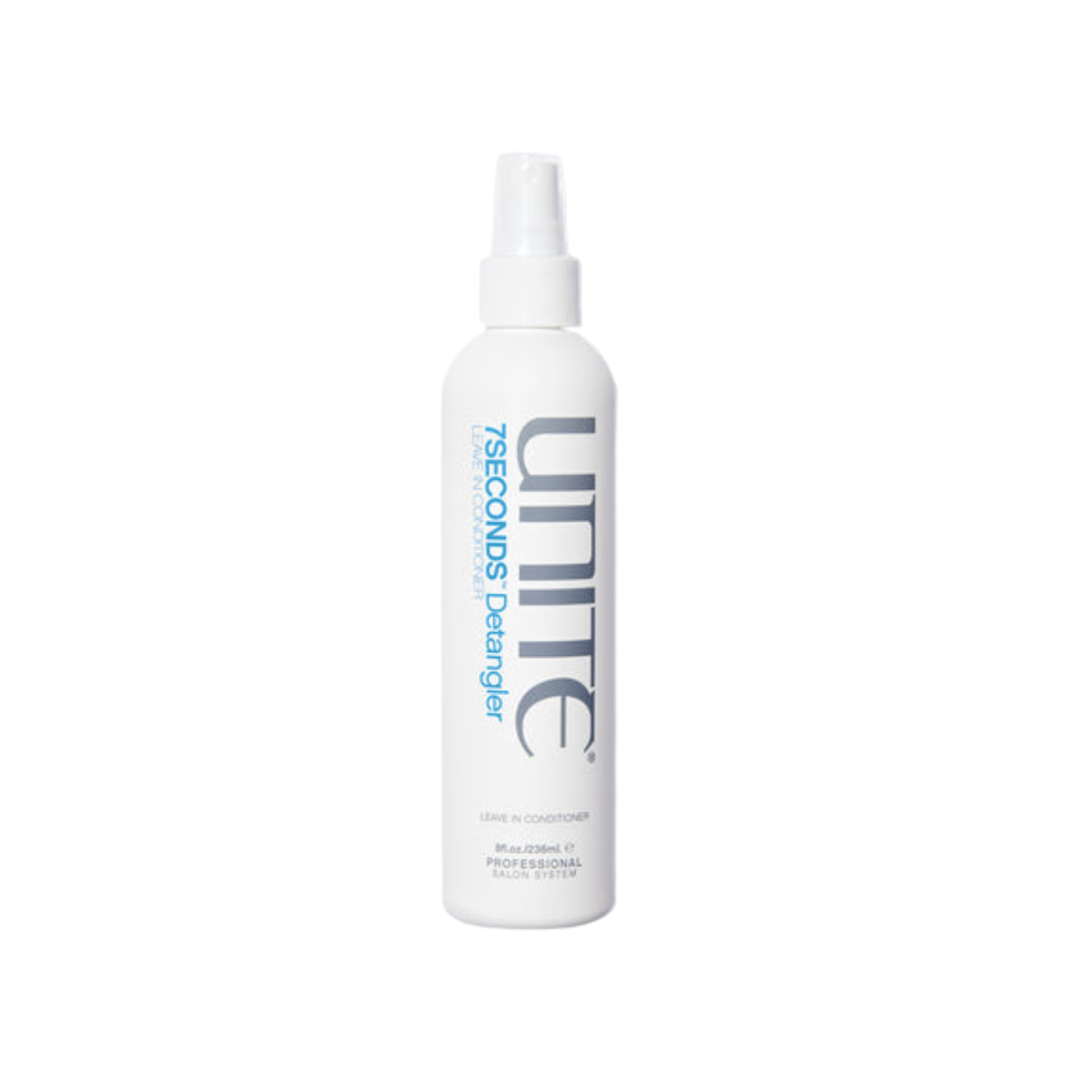 Unite 7 Second Detangler bottle on a white background