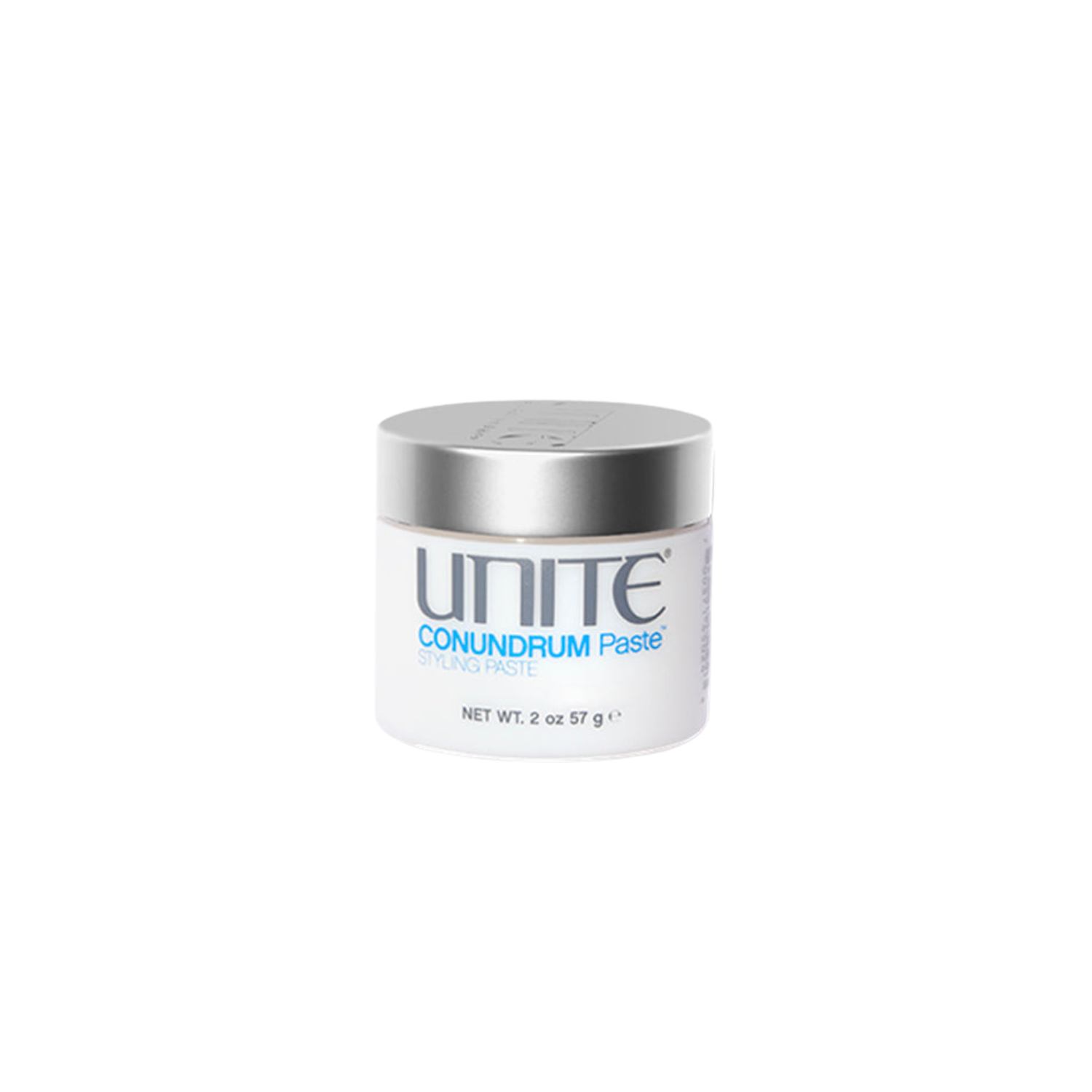 Unite Conundrum Paste jar on a white background