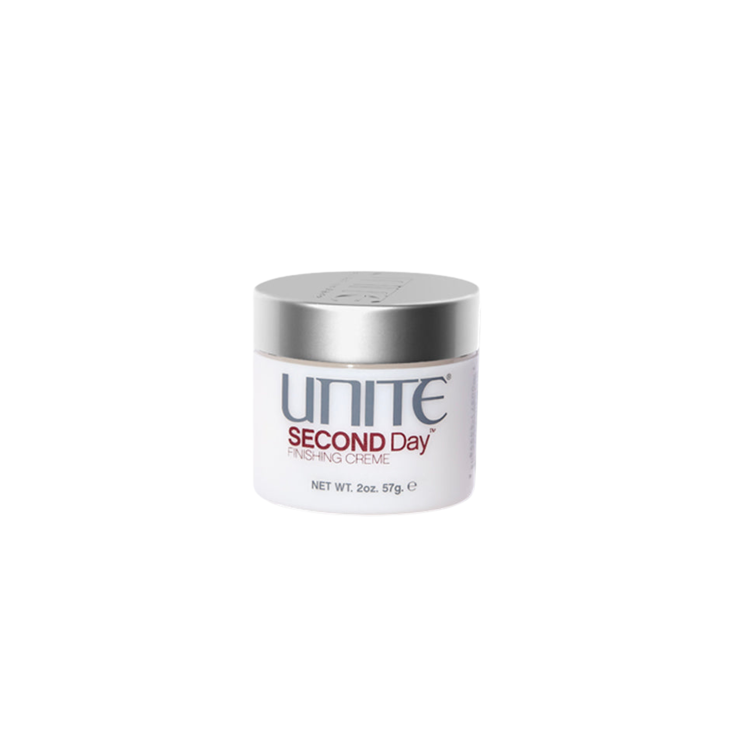 Unite Second Day Finishing Creme jar on a white background